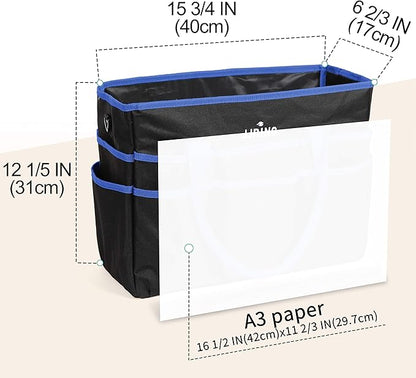 Large Multi-Functional Carrying Bag, 600D Nylon Artist Tote Bag - Image 2