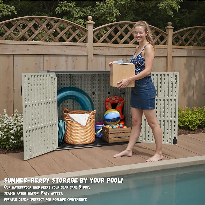 Patiowell 26 Cu.ft Outdoor Storage Cabinet - Image 6