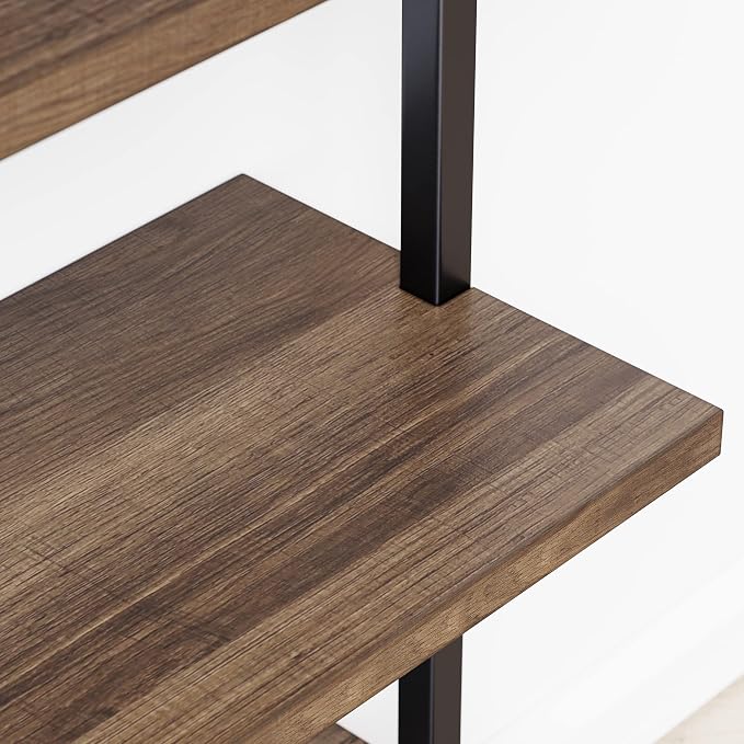 Nathan James Theo 6-Shelf Tall Bookcase, Wall Mount Bookshelf - Image 7
