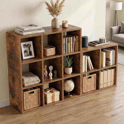 LUCKLIFE 9-Cube Storage Organizer, Stackable Modular Bookcase Shelf - Image 8