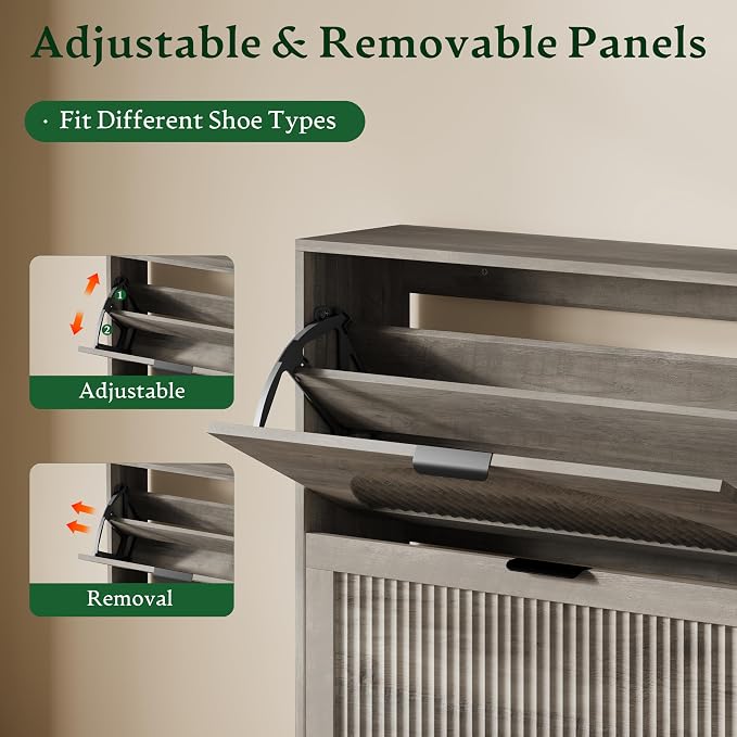 Xixini Shoe Storage Cabinet - Image 3