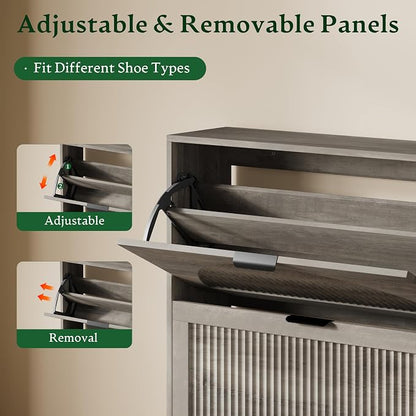 Xixini Shoe Storage Cabinet - Image 3