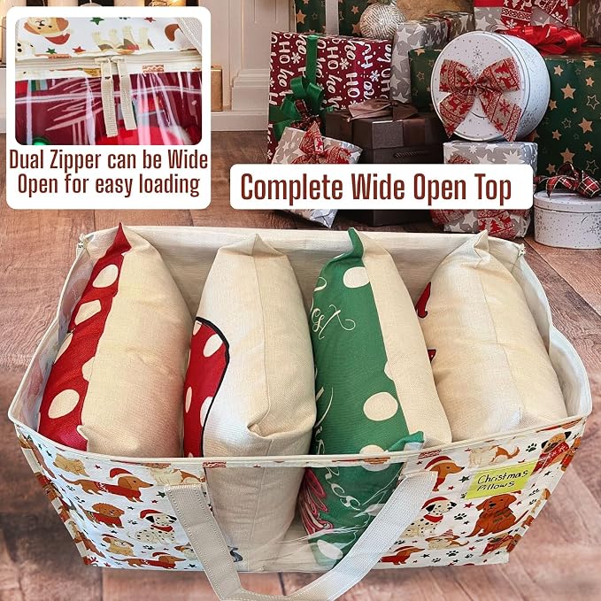VENO 2 Pack Moving Bags, Large Christmas Storage Bins - Image 2