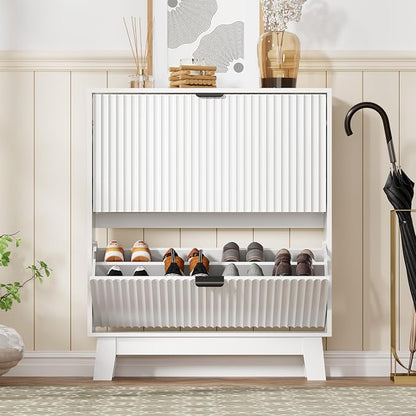 HUANLEGO Shoe Cabinet Storage for Entryway - Image 7