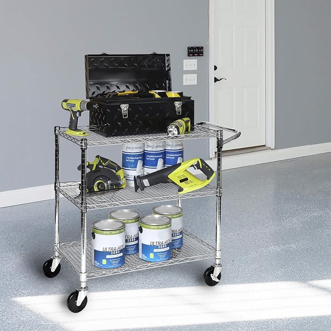 Seville Classics 3-Tier UltraDurable Commercial-Grade NSF-Certifed Service - Image 3