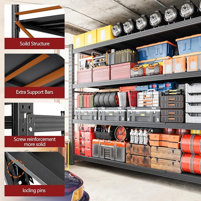7000LBS Storage Shelves, Shelving Units Industrial Shelving - Image 6