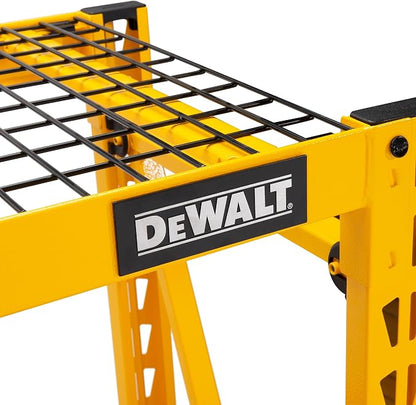4-FOOT TALL, 3 SHELF STEEL WIRE DECK INDUSTRIAL STORAGE RACK - Image 5