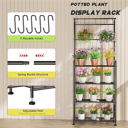 Plant Stand Indoor Outdoor Heavy Duty Metal - Image 3