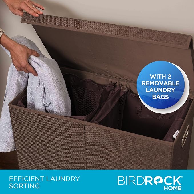 BIRDROCK HOME Laundry Hamper - Image 5