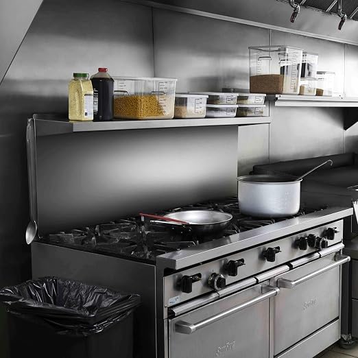 Rubbermaid Commercial Products, Space Saving Square Food Storage Container - Image 6