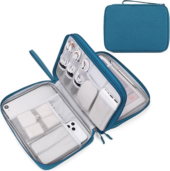 FYY Electronic Organizer, Extra Large Travel Cable Organizer Bag Pouch Portable by FYY