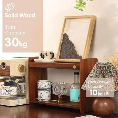Coffee Mug Holder Wooden Cup Rack Mug Display Shelf Coffee Cup Holder - Image 3