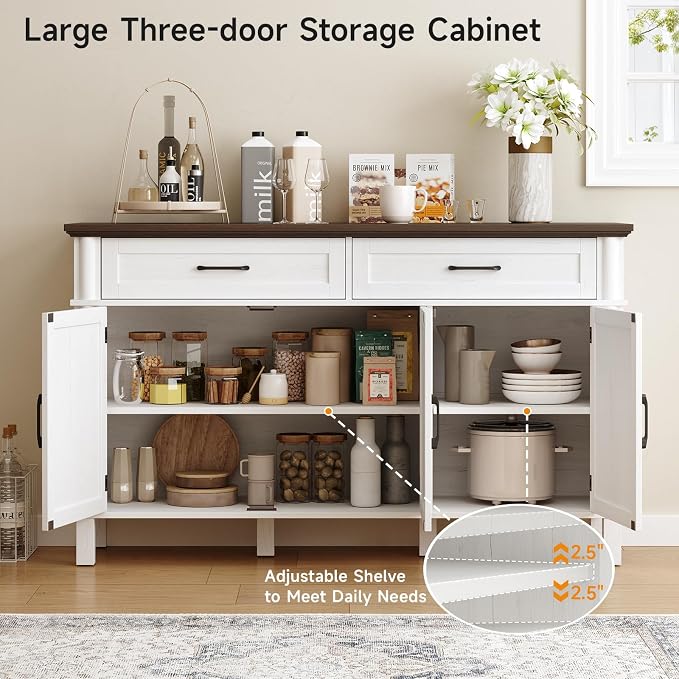 ONBRILL 55 Inch Buffet Cabinet - Image 5