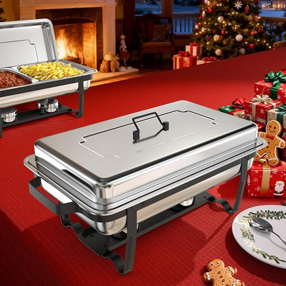 sifer 9Qt 2Pack Chafing Dishes for Buffet | Chafing Dishes by SifersEaseMemoriesSeize