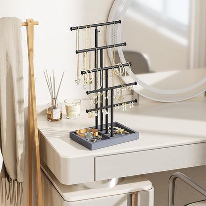 Love-KANKEI Jewelry Organizer Stand, 5 Tier Large Necklace Holder - Image 5