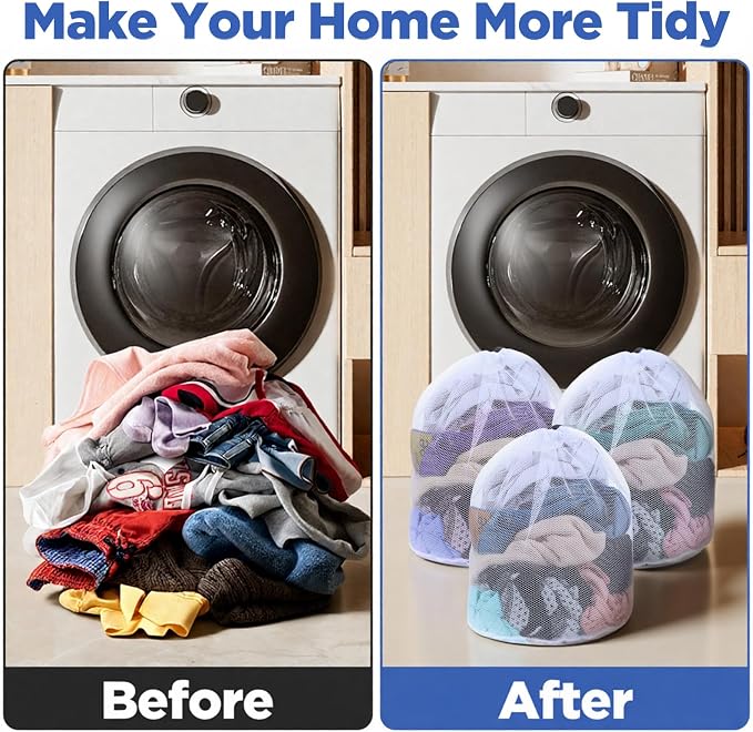 20 Pack Mesh Laundry Bags Bulk - Image 4