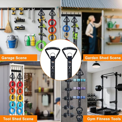 Extension Cord Organizer with 5 Detachable straps 2 PCS | Extension Cord Hanger - Image 7