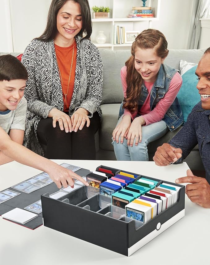 ZLCA Card Storage Box Holds 3200+, Deck Storage Case - Image 7
