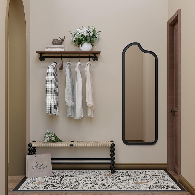 Clothes Rack 36in, Wall Mounted Garment Rack - Image 6