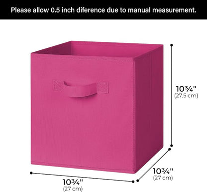 GRANNY SAYS 11x11 Cube Storage Bins, Cube Organizers, Sturdy Handles, - Image 3