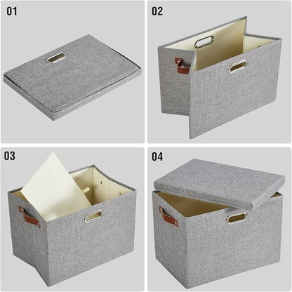 17" Large Collapsible Storage Bins - Image 6
