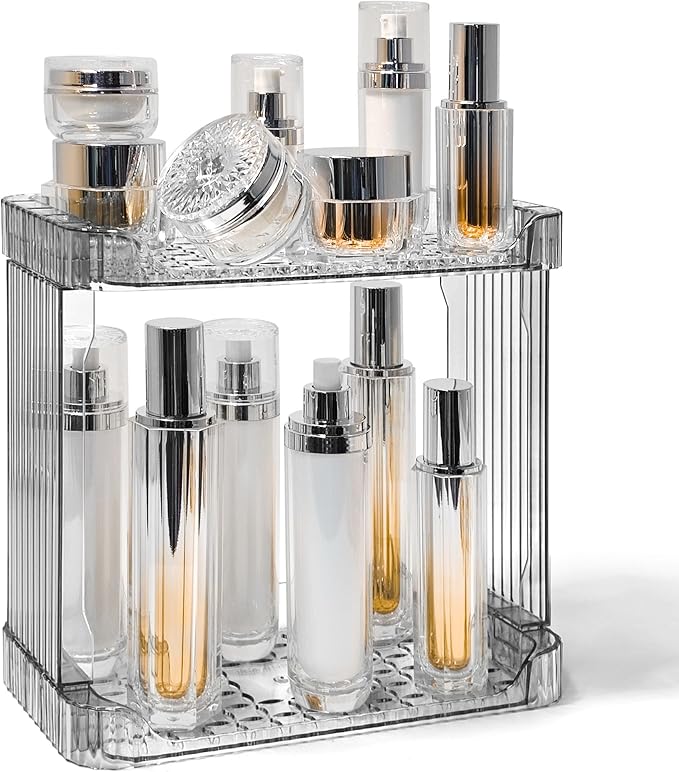 Bathroom Counter Organizer Cosmetics Skincare Organizers Skincare Makeup by TENDER+EPOCH
