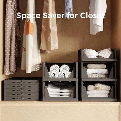 Pinkpum 5 Pack Folding Closet Organizers - Image 5