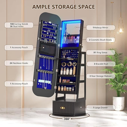 360°Swivel Jewelry Organizer - Image 2