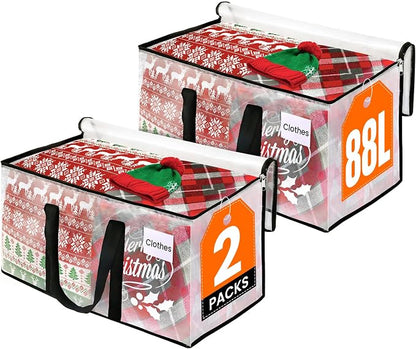 RoomHacks Clear Heavy Duty Extra Large Moving Bags, Reinforced Handle and by RoomHacks