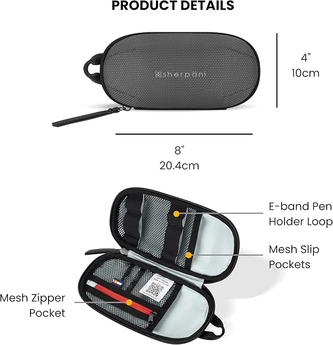 Sherpani Mini Co-Pilot, Travel Cable Bag, Cord Storage Organizer, Small Tech - Image 2