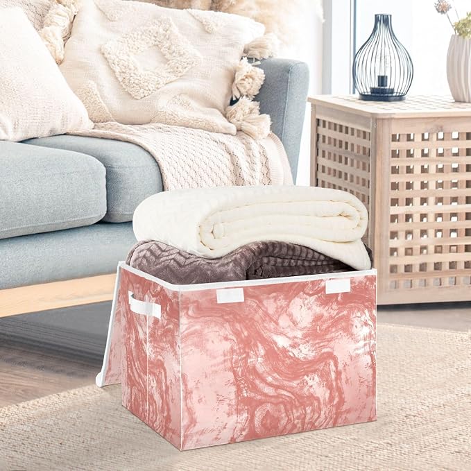 Storage Bins with Lids Storage Containers Storage Box with Handles Storage - Image 6