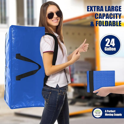 Cosy Family 4 Pack Heavy Duty Extra Large Moving Bags - Image 7