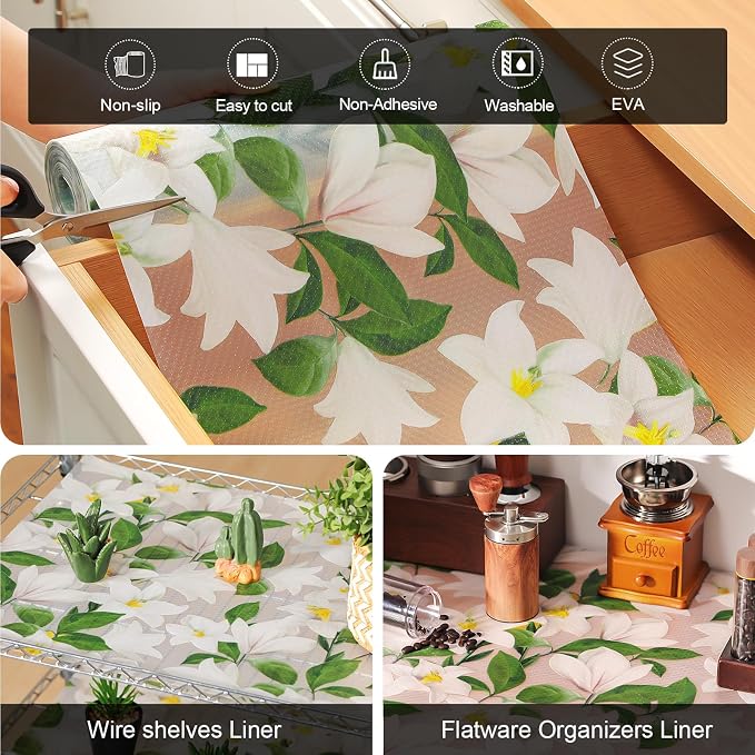 Cooyes Shelf Liner – Premium Non-Adhesive Cabinet & Drawer Liner - Image 5