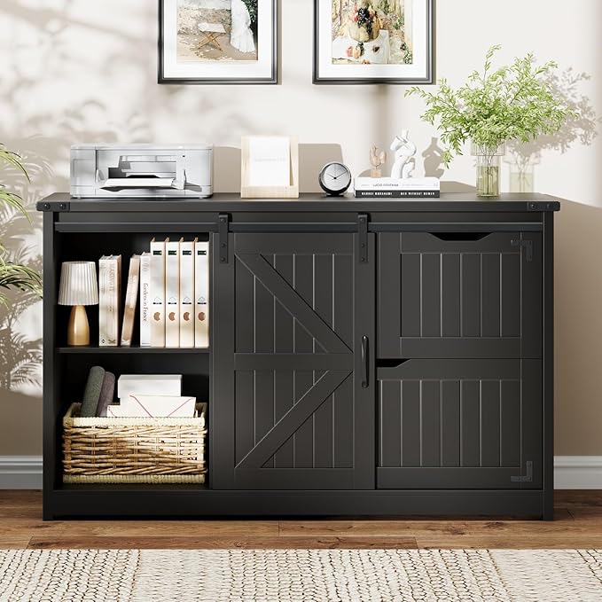 Halitaa 47.8” Farmhouse File Cabinet - Image 6