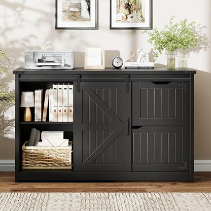 Halitaa 47.8” Farmhouse File Cabinet - Image 6