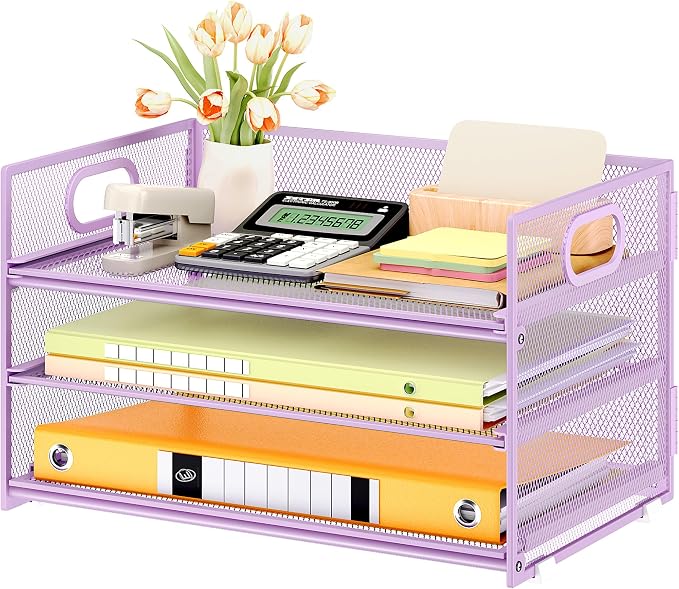 Subekyu 3 Tier Letter Tray Paper Organizer by SUBEKYU