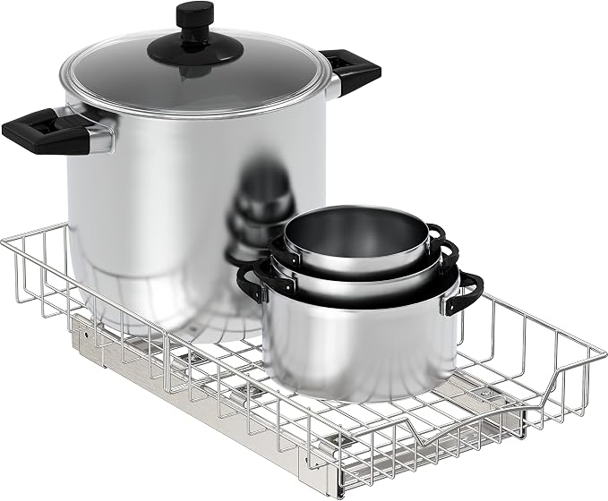 Simple Houseware Under Cabinet Pull Out Sliding Shelf - Image 9