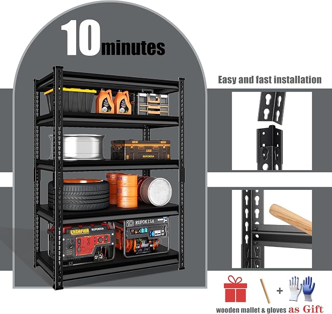 5-Tier Garage Shelving Heavy Duty - Image 4