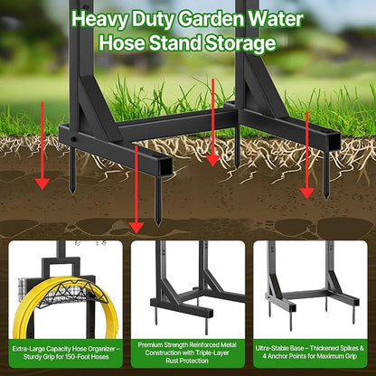 Garden Hose Holder, Water Hose Holders - Image 5