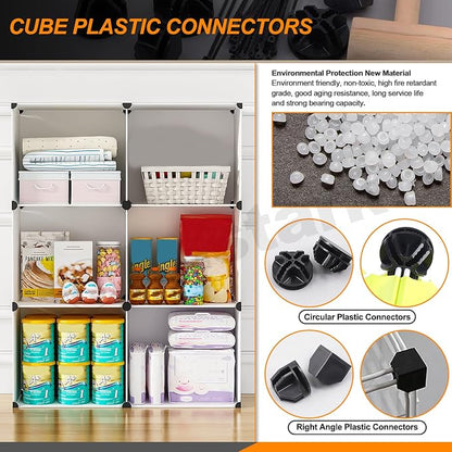 91Pcs Black Wire Grid Cube Connectors - Image 4