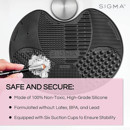 Sigma Beauty Makeup Brush Cleaner Mat – Sigma Spa Express Silicone Makeup Brush - Image 7