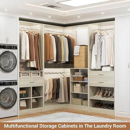 Unikito 86" Corner Closet System, Modular Closets Organizer - Image 6