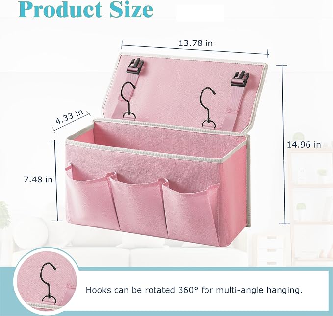 Bedside Caddy/Bedside Storage Organizer Hanging Bag - Image 2