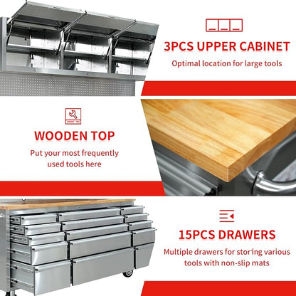 CT Copper Tailor 72-inch Rolling Tool Chest - Image 6