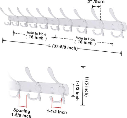 Dseap Coat Rack Wall Mount - Image 2