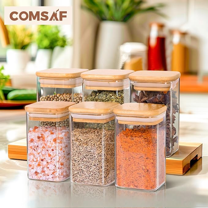 ComSaf 6Pcs 8oz Spice Jars - Image 4