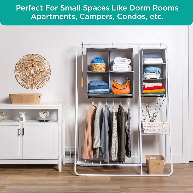 HOLDN’ STORAGE Hanging Closet Organizer - Image 9