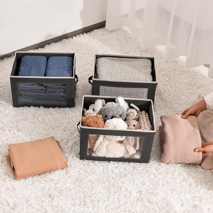 Homsorout Stackable Storage Bins - Image 6