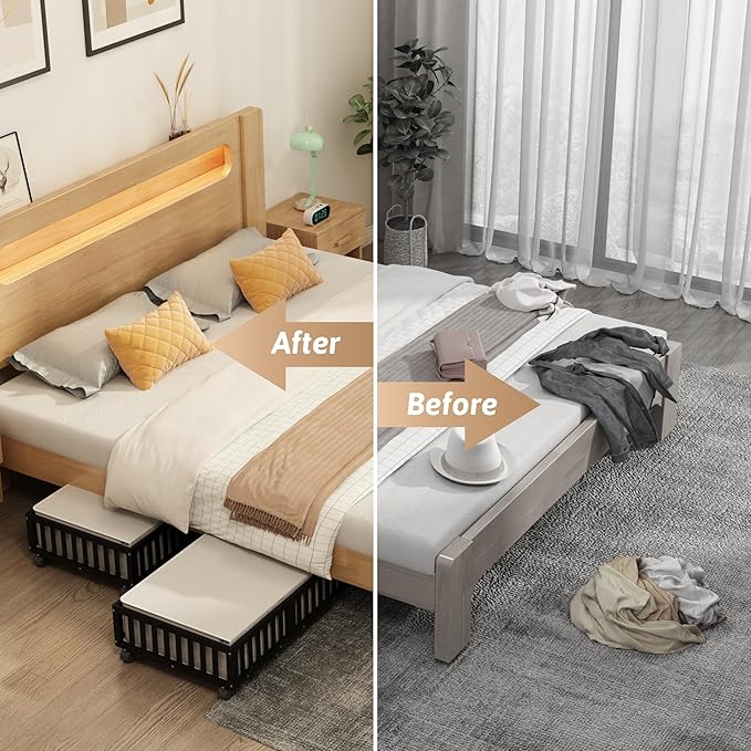 Bamboo Under Bed Storage Containers - Image 5