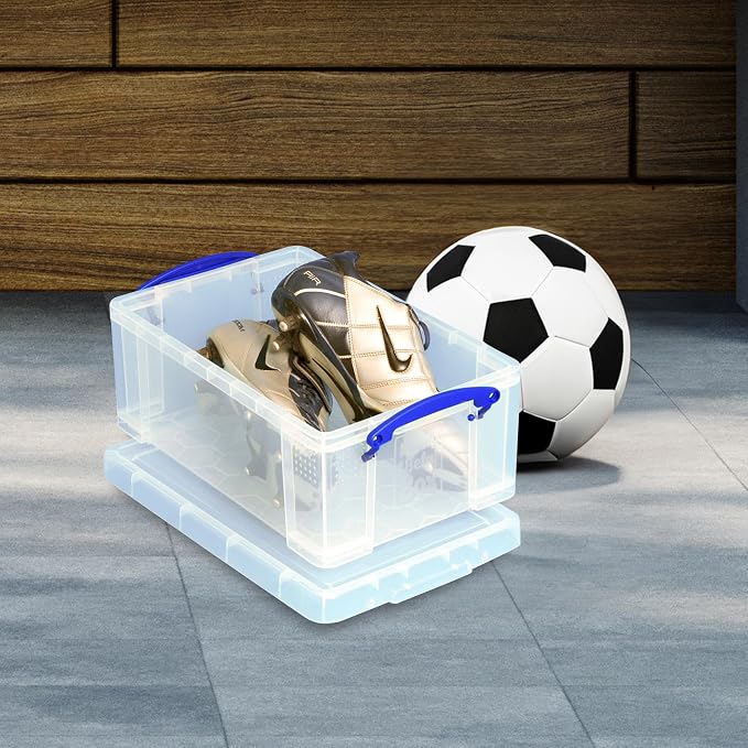Really Useful Box 9 Liter Plastic Stackable Storage Container - Image 4